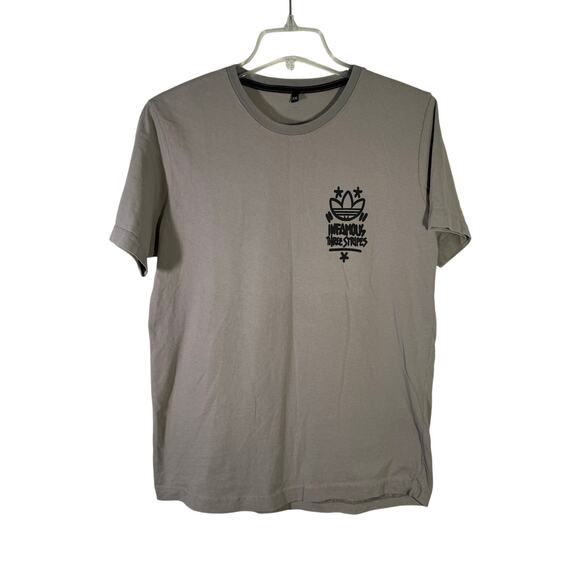 Adidas Infamous Three Stripe Tshirt Junior Size XXL - Picture 2 of 3